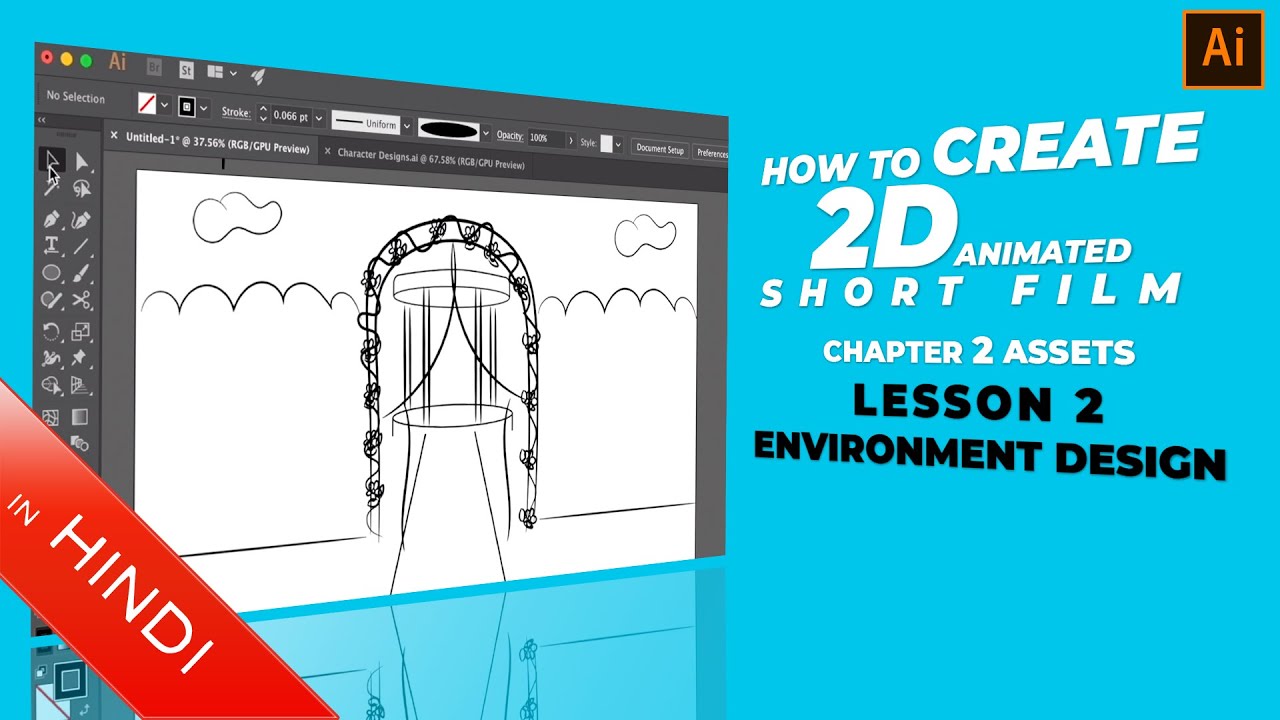 Lesson 2 - Environment Design | Chapter - 2 | How to Create 2D Animated ...