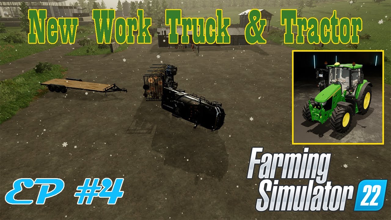 New work truck and tractor! - No Man's Land S1 - E4 - FS22 # ...