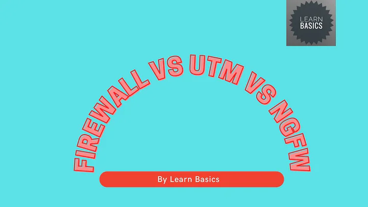 Difference between Firewall, UTM and NGFW | Learn Basics | Network Security Basics