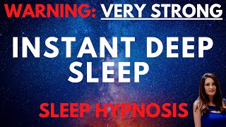 Sleep Hypnosis For Instant Deep Sleep Very Strong - Dark Screen
