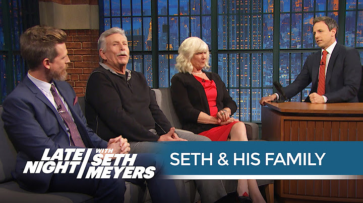Seth and His Family: The Worst Christmas Presents They Ever Got Each Other