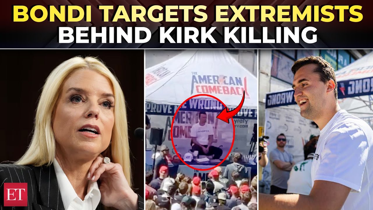 ‘Free speech won’t shield your violent activities’: AG Bondi's chilling warning after Kirk killing