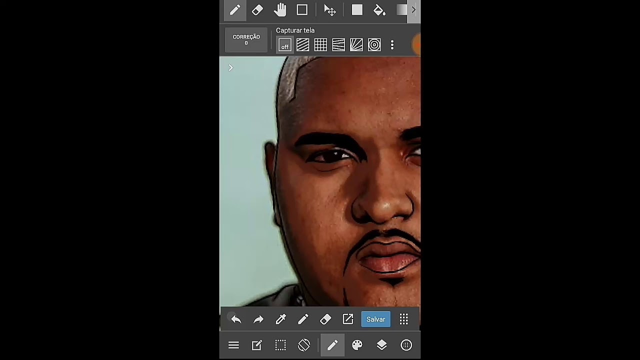 COMO FAZER CARICATURA PELO CELULAR - MC KEVIN O CHRIS (MEDIBANG PAINT) LEIA A DESCRIÇÃO