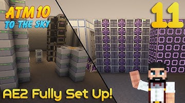 The Final Form of Our AE2 System - ATM10 To The Sky (11)