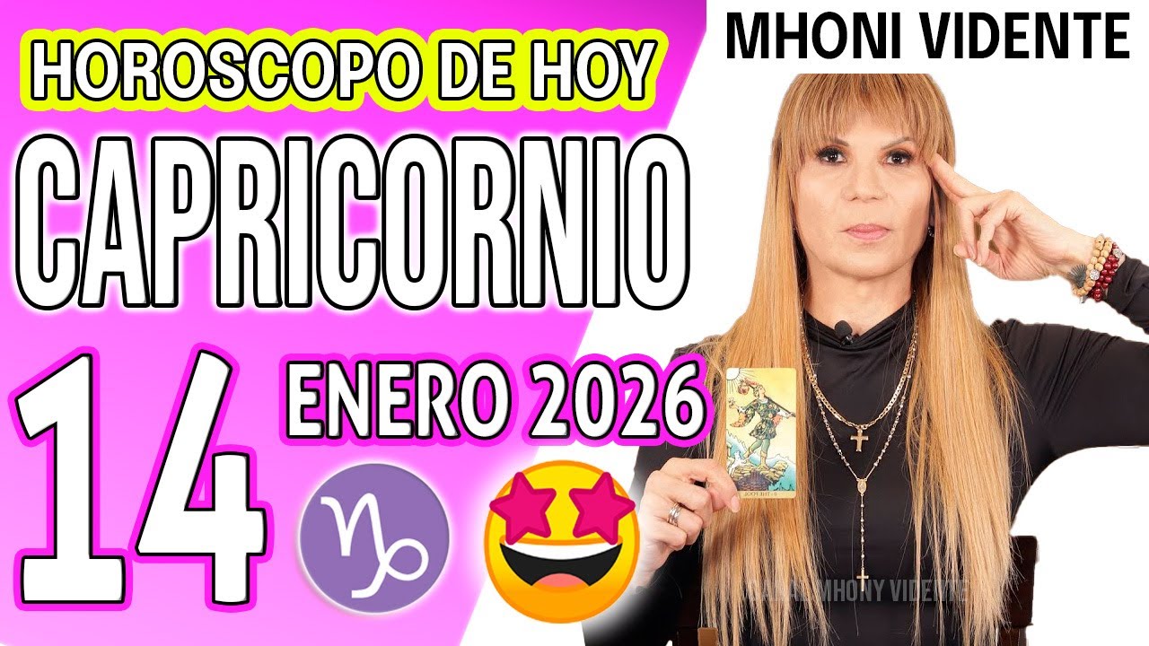 CAPRICORNIO ♑SE DISPARA TU SUERTE, LLEGA DINERO💰 HOROSCOPO De Hoy 14 de ...