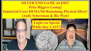 SILVER ALERT! Price Riggers Losing! Industrial Users DEMAND Remaining Physical Silver!! (Andy & Bix)