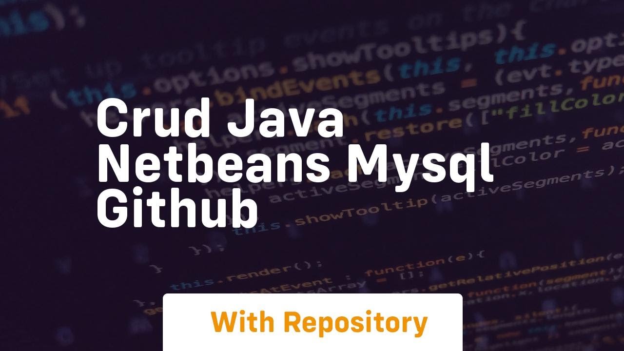 crud java netbeans mysql github