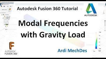 Autodesk Fusion 360 Tutorial - Modal Frequencies of the Model with Gravity Load