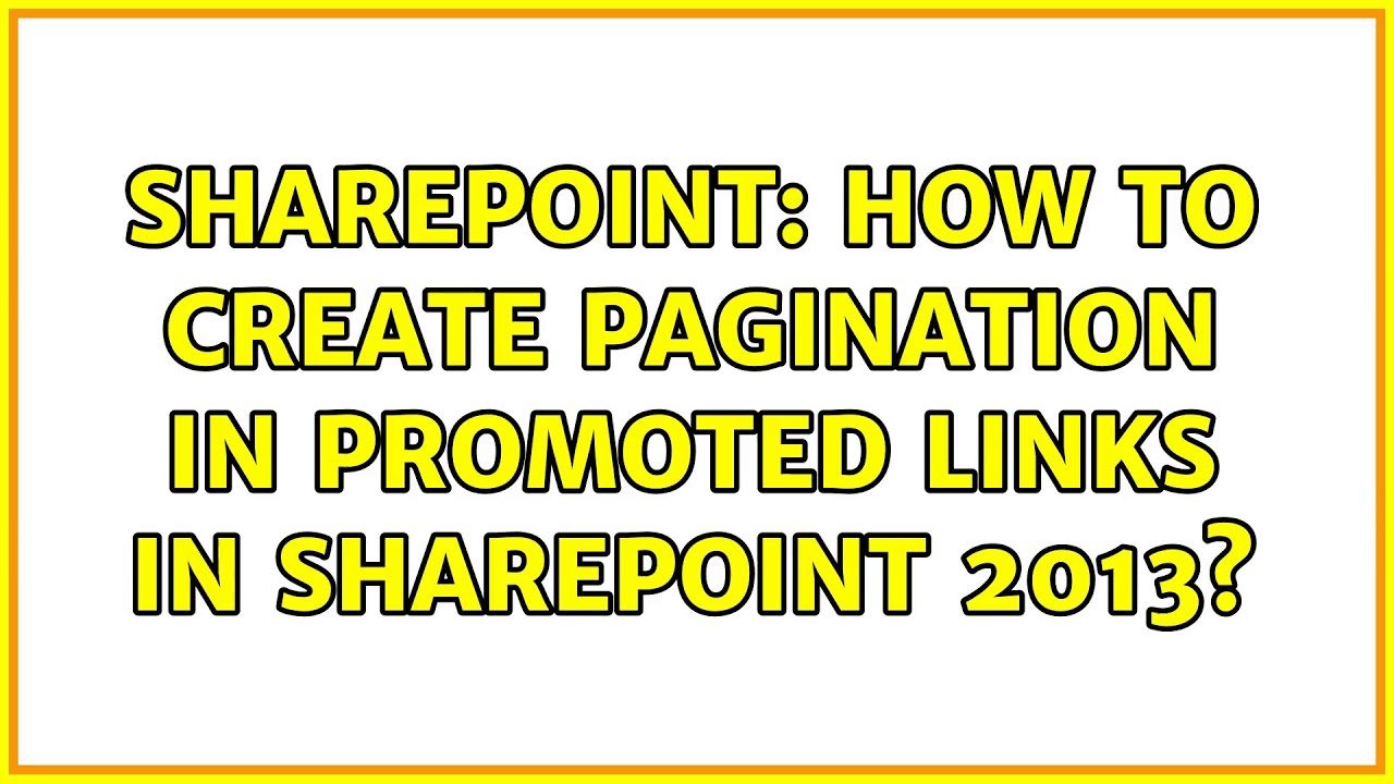 Sharepoint How to create Pagination in Promoted Links in SharePoint