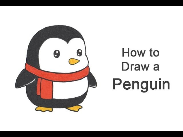 photo How To Draw A Penguin Art For Kids Hub how to draw a penguin cartoon youtube