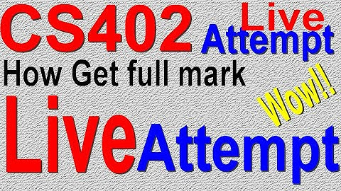 Cs402 today grand quiz|| cs402 live quiz attempt|| cs402 grand quiz live|| cs402 current grand quiz