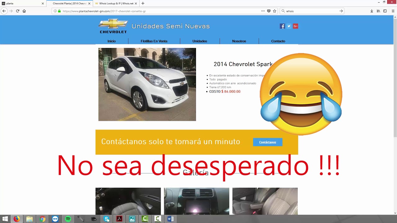 Pagina Falsa de General Motors ofrece carros "baratos" YouTube