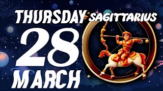 SAGITTARIUS ♐ 😖DANGER!🔴SOMEONE SERIOUS IS PLANNING❌ HOROSCOPE FOR TODAY MARCH 28