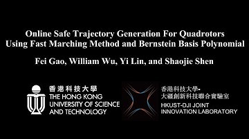 Trajectory Generation For Quadrotors Using Fast Marching Method and Bernstein Basis Polynomial