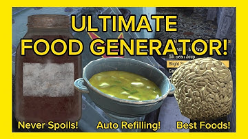 Ultimate Food Generator! Never Spoils! Auto Filling! Best Foods! - Fallout 76