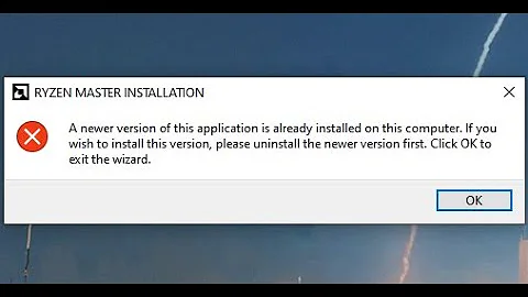 Fixing Ryzen Master Installation Error - Step-by-Step Guide