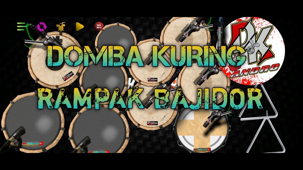 DOMBA KURING REAL DRUM MOD KENDANG RAMPAK BAJIDOR COVER YouTube