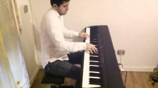 Video thumbnail of "Stevie Wonder - Overjoyed - Piano Cover"