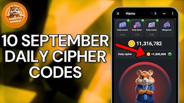 10 September 2024 Hamster Kombat Daily Cipher Code | Cipher Code