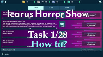 War Robots Icarus Horror Show Task 3/28 Guide | War Robots |