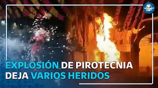 Explosión de pirotecnia en Amatitlán deja varios heridos en fiesta patronal