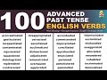 100 Advanced Past Tense ENGLISH VERBS with Meanings + Example Sentences | English Vocabulary Words