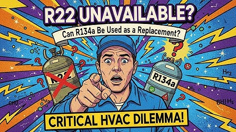 What to Do When R22 Refrigerant and Substitutes Are Unavailable: Can R134a Be Used as a Replacement?