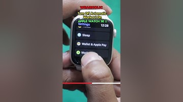 How To Turn off Automatic Workout Detection On Apple Watch ⌚🔥 #shorts  #applewatch