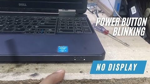 Dell Latitude E5540 Power Button Blinking | No Power No Display Fix