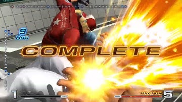 KOF XIV - Terry Combo Challenges with input data