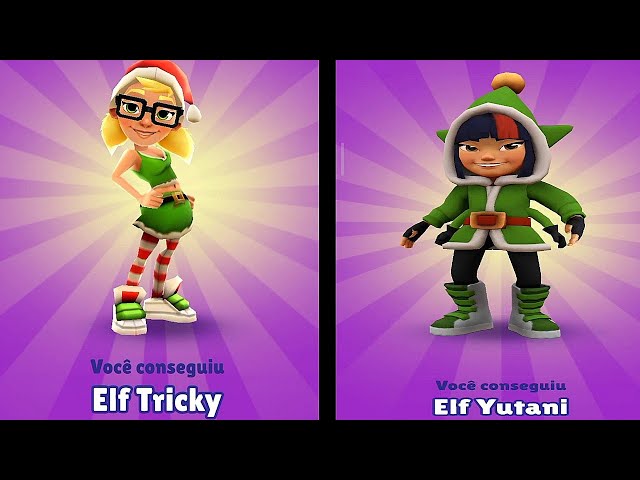 Subway Surfers X-Mas Elf Tricky vs Elf Yutani Gameplay Android ios 