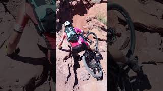 I brought a 75mm XC Bike to Porcupine Rim in Moab