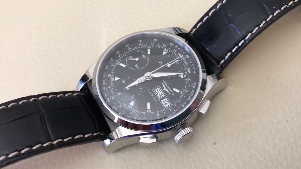 Longines Heritage 1954 L27474524 2011 40mm 3688 - YouTube