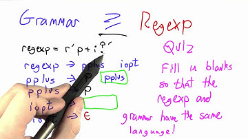 Grammars And Regexps Solution - Programming Languages