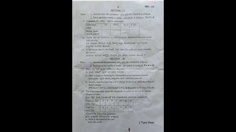 AP 9th class CBA-3 SA2 Physical science question paper 2023-2024