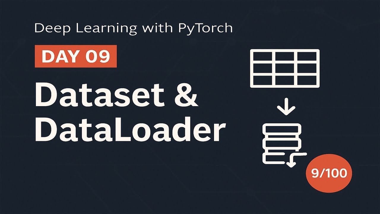 Master PyTorch Dataset & DataLoader |Secret to Efficient Data Pipeline in Pytorch | Pytorch in 2025