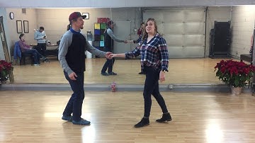 6-Count Lindy Hop for Beginners | Cross Hand Moves