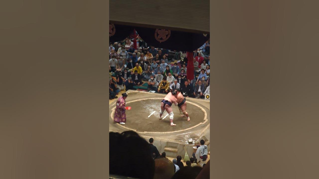 May 28, 2023. Grand Sumo Tournament Tokyo. Tickets cost ¥4,000 each