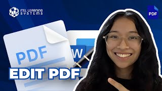 Enhance Your Documents: How To Edit A PDF File In Word | Microsoft Word