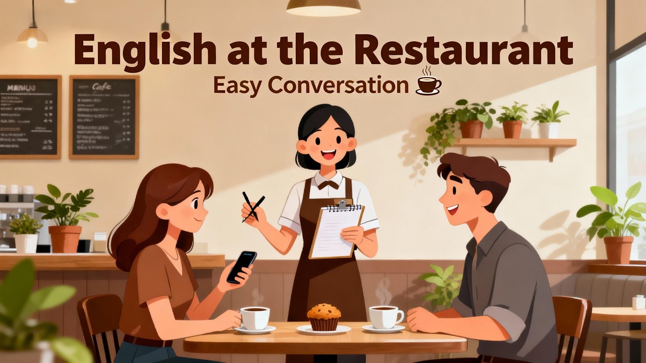 🍽️ Учите английский в ресторане | Легкий разговор для начинающих | слушать