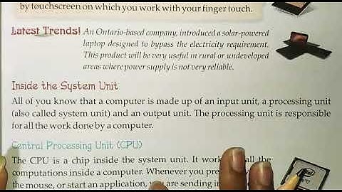 Chapter 1 DEVELOPMENT OF COMPUTERS part 2 for class 5th