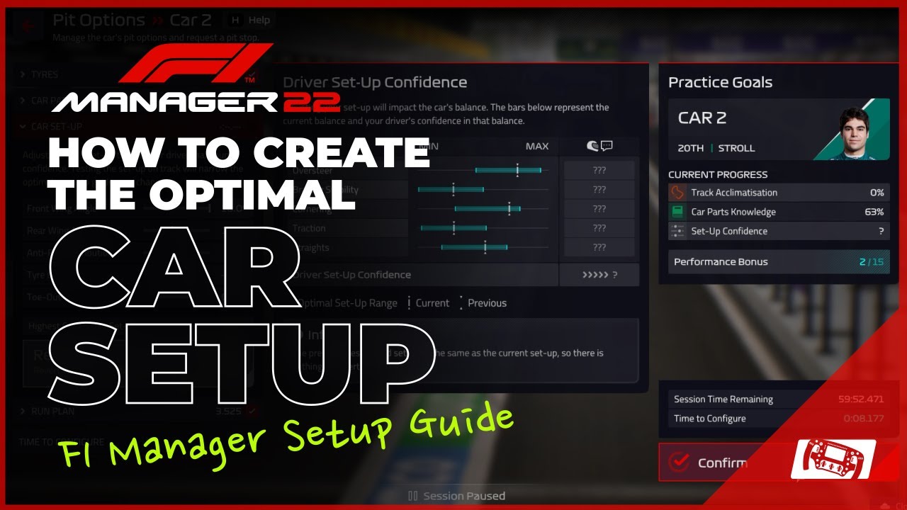 How To Create The Best Car Setup in F1 Manager 22 Complete Setup