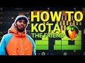 How to make KOTA The Friend type beat | Chill Lofi hip hop tutorial on FL studio mobile