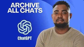 How to Archive All Chats in ChatGPT Clear History Without Losing Anything!