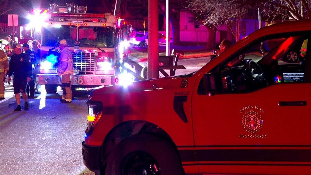 One person treated for smoke inhalation in Omaha house fire - YouTube