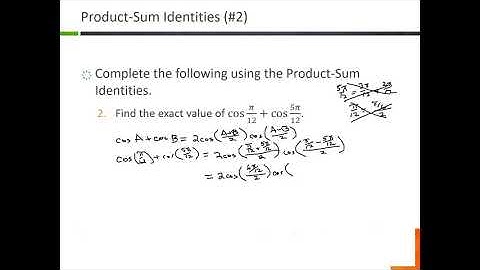 Sum and Product Identities