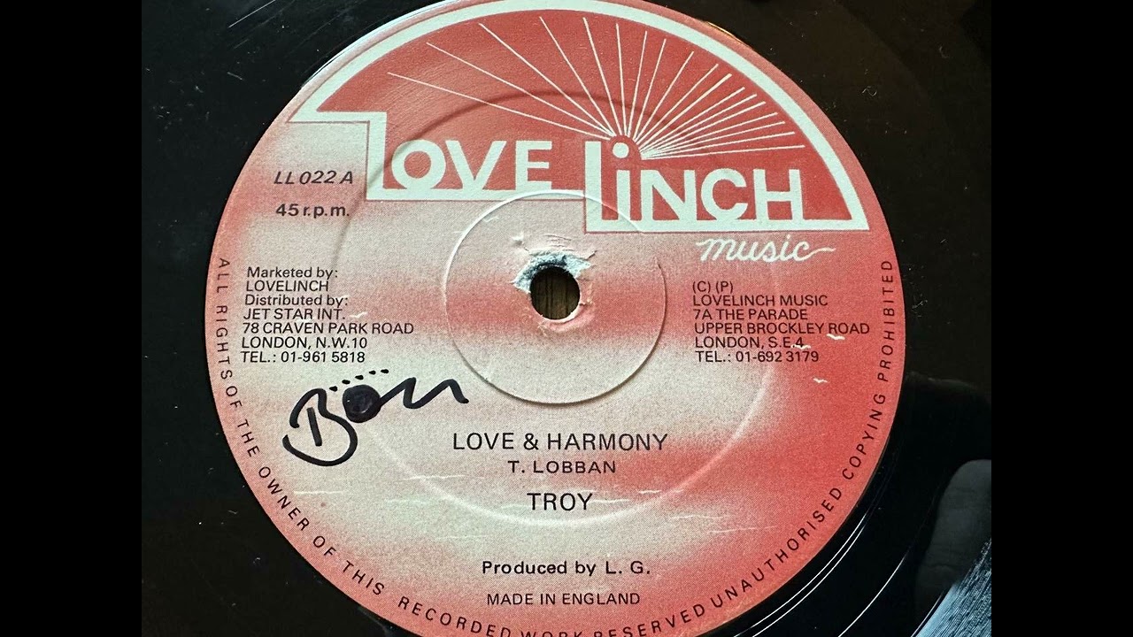 of Troy & The Love the to ☆Troy⁄Love ROOTS！ UK Harmony 