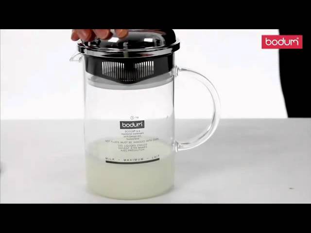 Bodum 8 oz Latteo Milk Frother, Glass