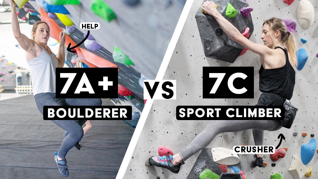 Sport climbing vs bouldering  who will win in a climbing