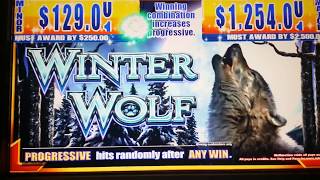 $12.50 MAX BET WINTER WOLF FREE SPIN BONUS - BIG WIN SLOT MACHINE JACKPOT screenshot 2